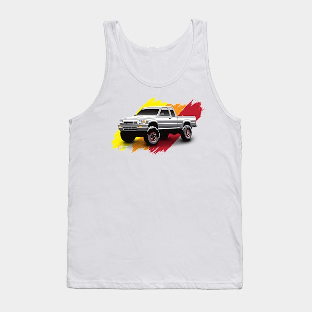 Toyota 1989 4x4 Xtra Cab Pickup Truck Tank Top by 6thGear